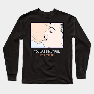 Pop Design- You are beautiful Long Sleeve T-Shirt